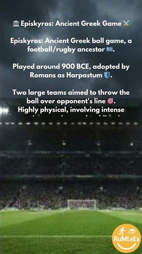 Episkyros to the Premier League | Ancient Greek Roots of Football & Rugby | How Early Physical Ball