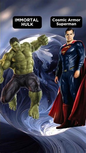 Hulk vs Superman fight battle #marvel #hulk #superman