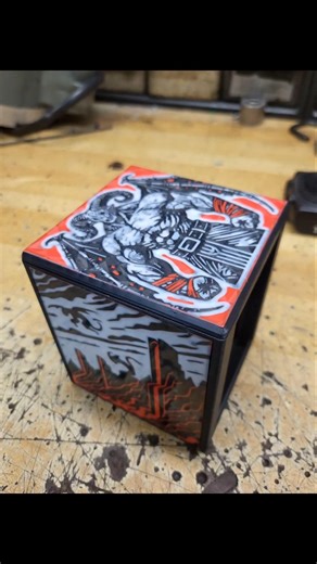 MTG Commander Deck Box - Demons 😈 #3dprinting #magicthegatheringcommunity #deckbox #bambulab