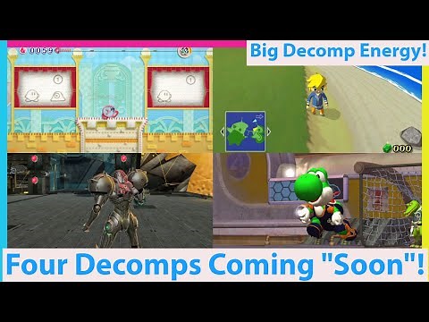 Four Nintendo Decomps Coming Soon! All in Active Development
