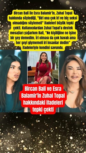 Bircan Bali ve Esra Balamir'in Zuhal Topal hakkındaki ifadeleri tepki çekti #shorts #paraisletmecisi
