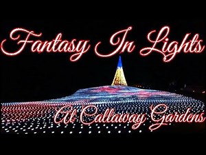 🔴FANTASY IN LIGHTS | CALLAWAY GARDENS | FULL DRIVE THROUGH [4K]