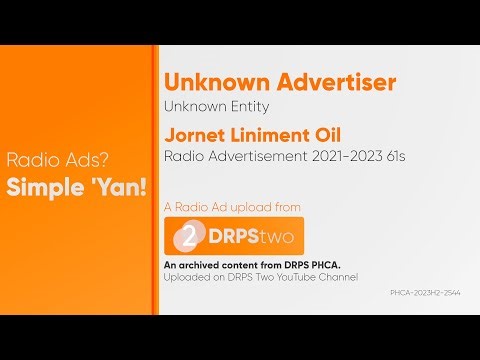 Jornet Liniment Oil Radio Ad 2021-2023 61s