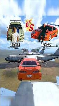 Nissan GTR R34 Paul Walker VS Toyota Supra MK4 Paul Walker #shorts