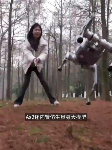 宇树科技发布新一代四足机器人As2