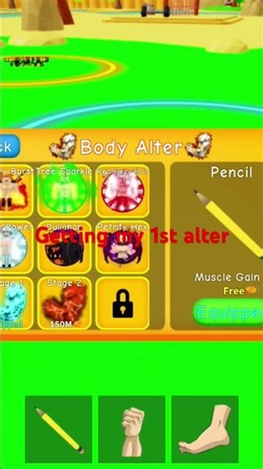 Getting my first alter on legacy lifting simulator