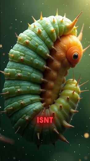 Caterpillar to Butterfly: Nature's Magic Transformation! 🐛🦋 #NatureMagic #Metamorphosis