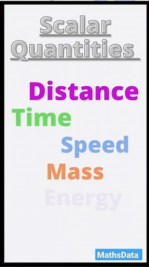 Scalar And Vector Quantities