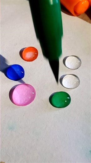 Magical Color Mixing Circle 😱🔥❤️ | Amazing Water Drop Art 🔴🔵🟡 #shorts