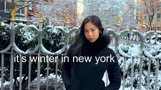 【Isa Sung】纽约冬日vlog☃️❆⋆.暖和的咖啡、Coach ootd…