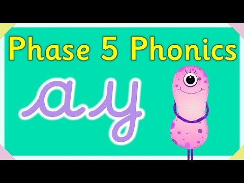 Phase 5 AY Phonics Lesson 😊 [AY Digraph] Miss Ellis 💜 #aysound