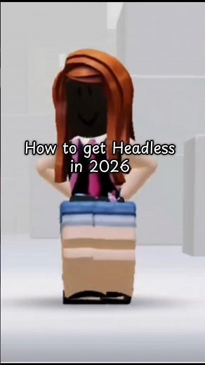 How to get headless in 2026 ✨ #cheaprobux #roblox #korblox #headless #robux