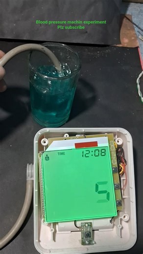 Blood Pressure monitoring machin experiment, #creative #experiment #bloodpressuremonitor