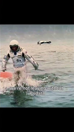 Interstellar 🌊😱 The giant wave on the planet Miller! The most tense scene #interstellar #scifi #fyp