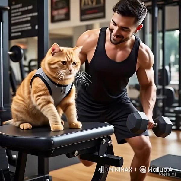i'm your support #orangecat #cat #workout #fyppppppppppppppppppppppp #fyp