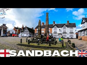 Walk in SANDBACH - Town Centre | Cheshire ENGLAND UK 4k