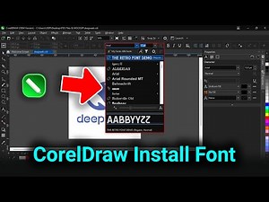 How to Install Custom Fonts in CorelDraw 2025