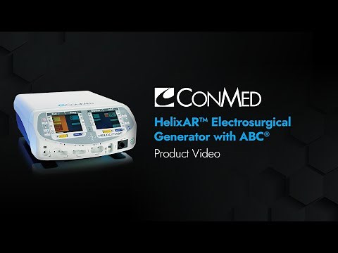 HelixAR™ Electrosurgical Generator with ABC® - CONMED Product Video