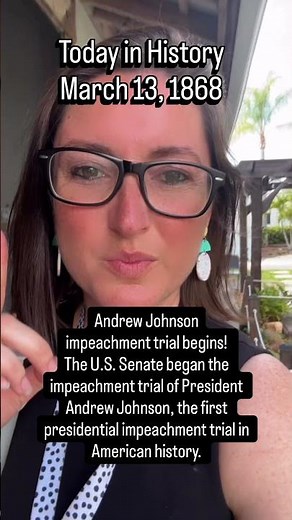 America’s FIRST Presidential Impeachment 😳 | Andrew Johnson Trial (1868)