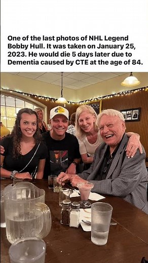 The FINAL Photo of BOBBY HULL #death #chicago #nhl #hockey #bobbyhull #goat #stanleycup #rip