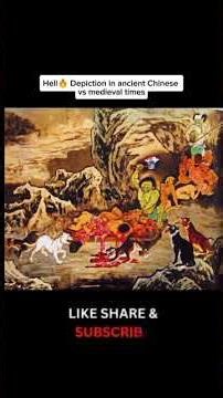 Ancient Hell Depiction Chinese vs Medieval #history #cats #egypt #historia #historyfacts