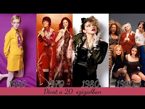 A 60-as, 70-es, 80-as, 90-es évek ruhái | Divat a 20. században 👗👠👒 | Stílus csevej Anettel