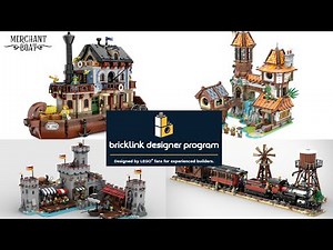 BRICKLINK DESIGNER PROGRAM | Series 4 | Five Designs Chosen