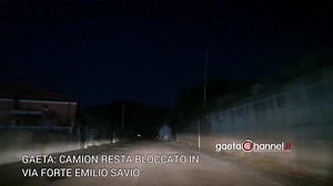 8.3K views · 19 reactions | GAETA: STRADA STRETTA TIR RESTA BLOCCATO...
