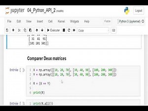 10 Python API2 2024 Matrices