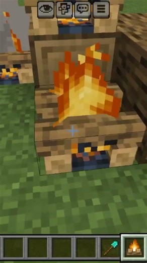 How to make realsric log in Minecraft #short#Yaksh_90