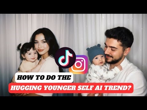 hugging younger self ai | hugging younger self tutorial gemini | hugging my younger self ai