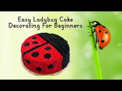 Easy Ladybug Cake Tutorial | Step-by-Step for Beginners