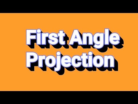 How to draw in First Angle Projection 4