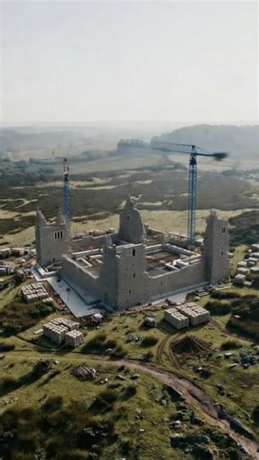 Watch a Castle Rise in 20 Seconds! 🏰✨ #shortsfeed #shortvideo #shorts