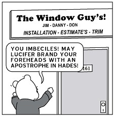 Wanton Cruelty to the Common Comma - TV Tropes