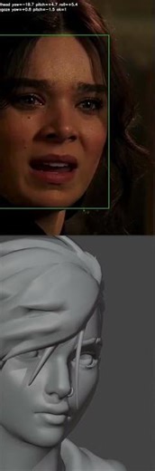 Blender Pipeline Automation | Nuanced Face Rotation — Vi Arcane, Hailee Steinfeld Kate Bishop