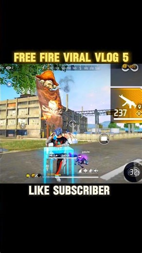 FREE FIRE VIRAL VLOG 5 SMG GUN CHALLENGE ONLY ✌️🎯
