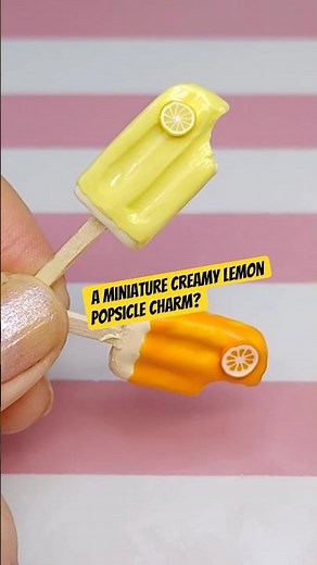 Step by Step Tutorial below 🍋💛 #miniaturefood #diy #tinyfood #clayart #wip #polymerclay #clayartist