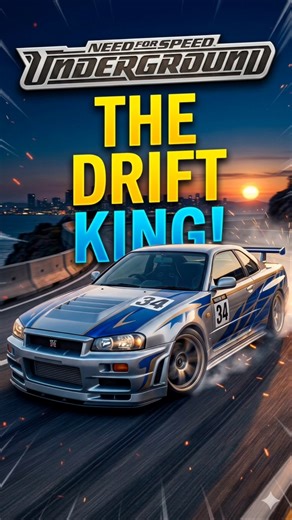 Skyline GT-R Goes FULL SPEED in NFS Heat #gaming #nfsheat #ps4 #racing #shorts