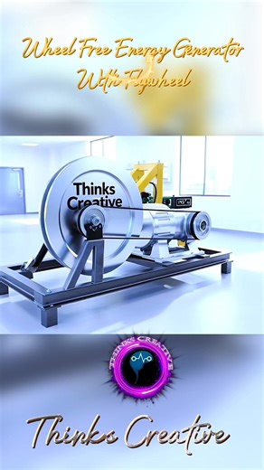 8.8K views · 185 reactions | Wheel Free Energy Generator With Flywheel (Thinks Creative) #flywheelpowerenergy #magneticpowerpump #machinenergy #freeenergygeneratormoment #FreeEnergyClub #magneticfreeenergy #freeenergypower #flywheelpower #flywheelenergy #thinkscreatively #flywheel #wheelenergy #WheelPower | Thinks Creative | Facebook