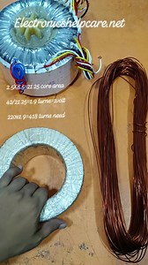 9.5K views · 98 reactions | How to make a transformer? Electronics help care #transformer #amplifier #transformers #electrical #electronics | Electronics help care | Facebook