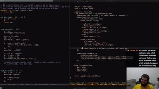 Test runner from scratch with advanced metaprogramming in Jai - valigo on Twitch