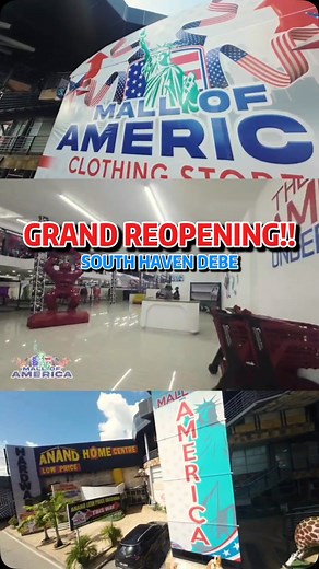 🚨 GRAND RE-OPENING ALERT! 🚨 The wait is over – Mall of America is BACK and BETTER than EVER! 🎉 🛍 Fully Restocked | 💎 Unbeatable Quality | 🔥 New Arrivals You’ll Love! 📍 South Haven, Debe ⏰ DOORS OPEN 9AM – Be the FIRST to grab the BEST! 📣 Tag your shopping crew & don’t miss the energy, deals, and excitement! #MOAReOpening #ShopMOA #GrandReOpening #MallOfAmerica #shoptilyoudrop | Mall Of America