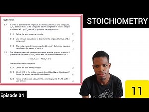 STOICHIOMETRY EP 04 | QUANTITATIVE ASPECTS OF CHEMICAL CHANGE | GRADE 11
