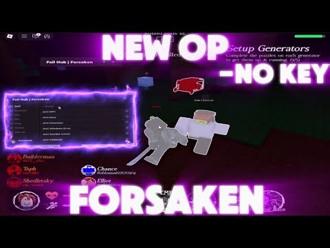 Forsaken Script Gui (No key needed) Esp Everything/Inf Stamina/Much More