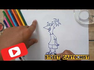 How to Draw Phineas from Phineas and Ferb