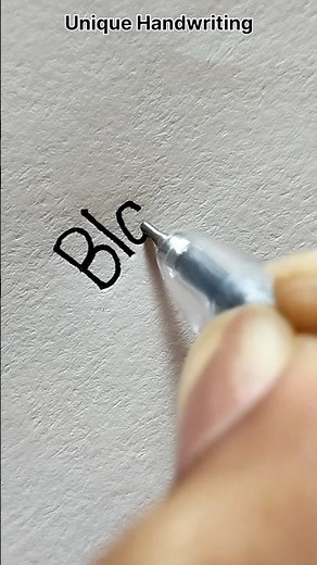 Black Gel Pen Calligraphy!