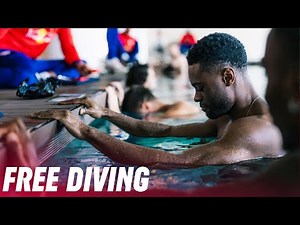 Who can hold his breath the longest??? 🫁💨 | RB Leipzig tries freediving 💦