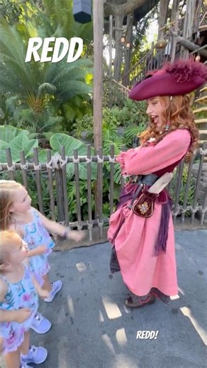 Meeting Redd from Pirates of the Caribbean ride #disney #pirates #magickingdom #disneyland