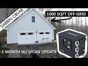 Living w/ an Off-Grid Workshop w/ Renogy Lycan 5000
